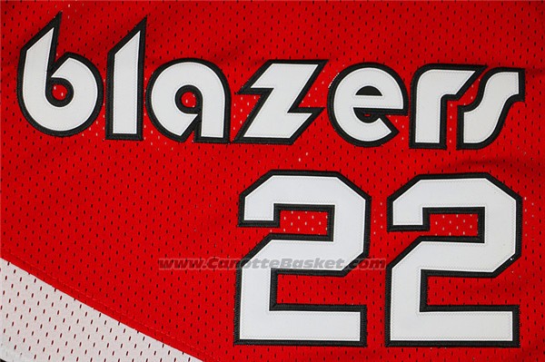 Maglia Portland Trail Blazers Clyde Drexler #22 Retro Rosso